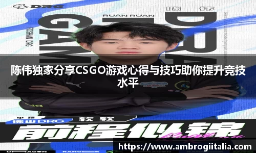 陈伟独家分享CSGO游戏心得与技巧助你提升竞技水平